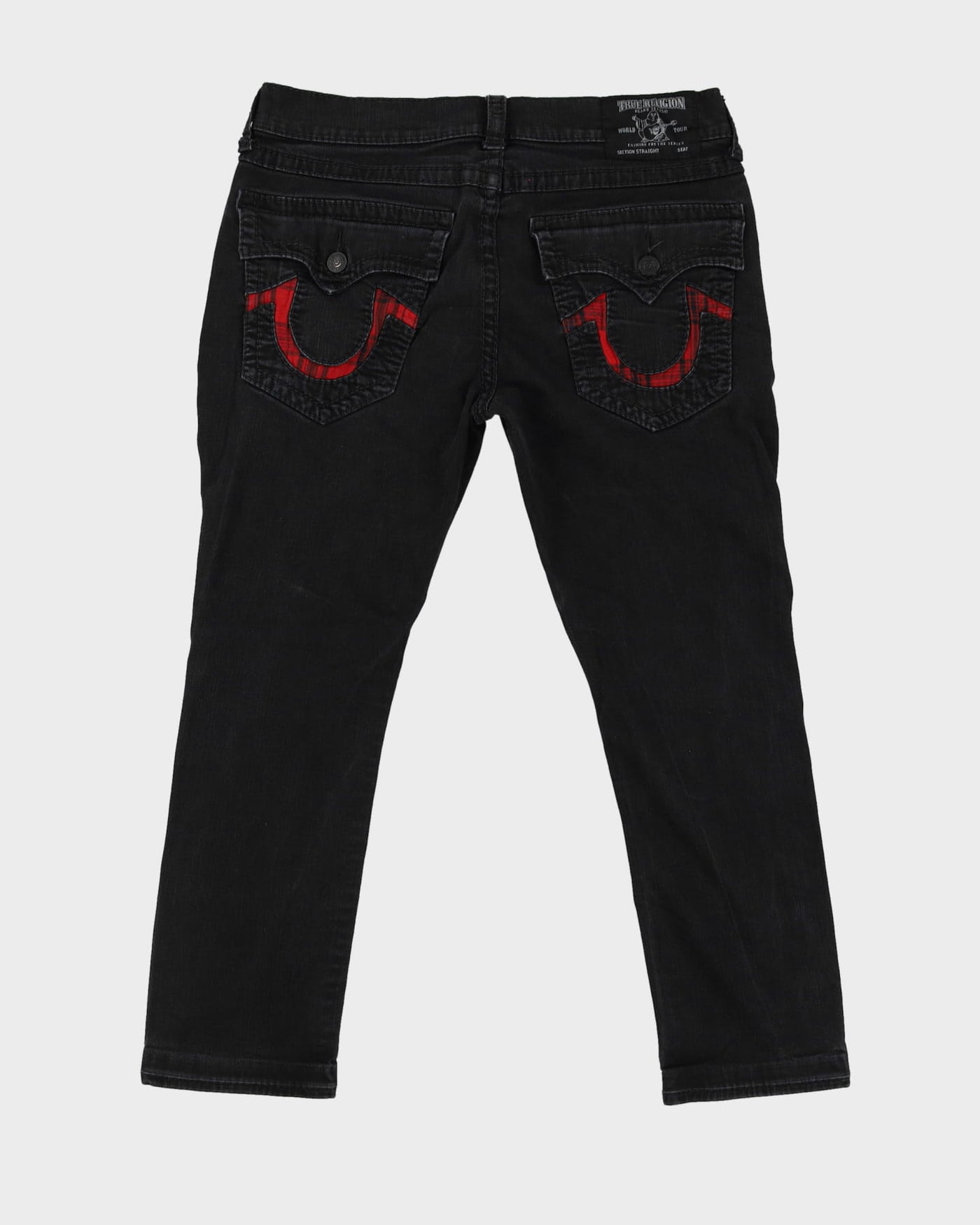 00s Y2K True Religion Black Jeans - W36 L27