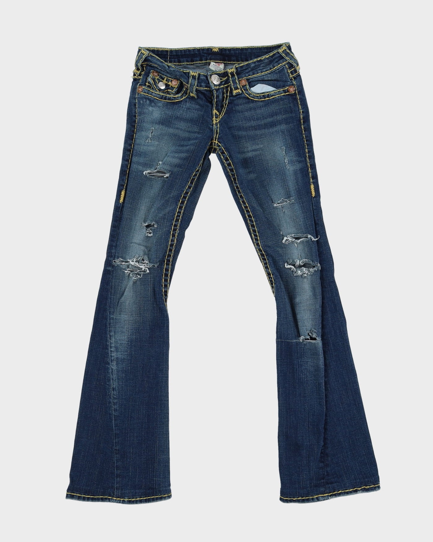 00s Y2K True Religion Blue Jeans - W26 L32