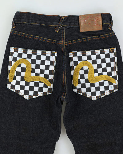 00s Y2K Evisu Dark Wash Blue Jeans - W30 L28