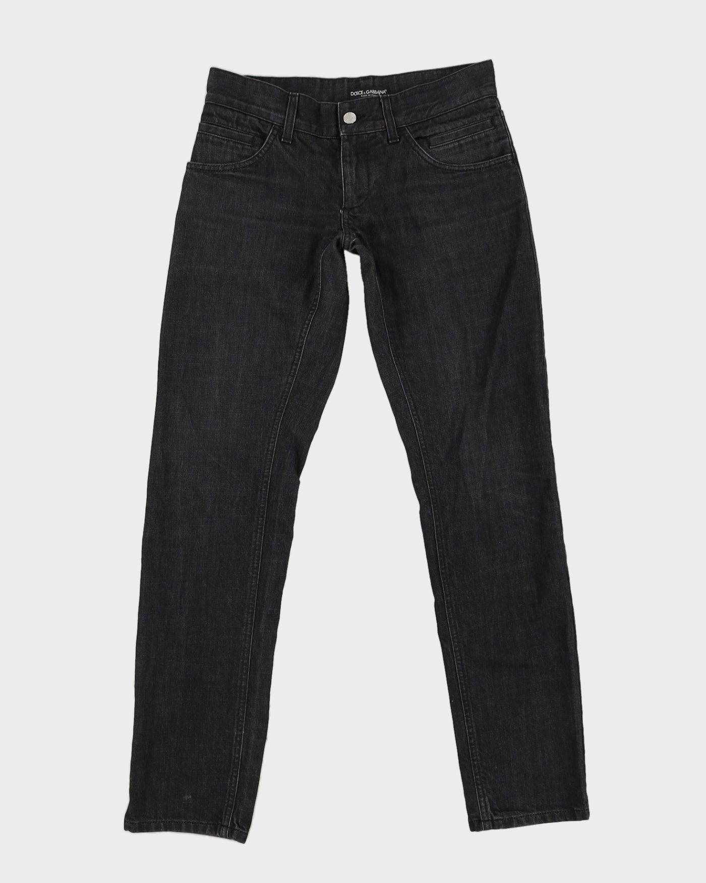 Dolce & Gabbana Black Faded Jeans - W30 L31