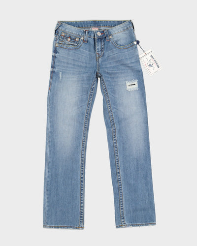 00s Y2k True Religion Straight Blue Jeans - W30 L30