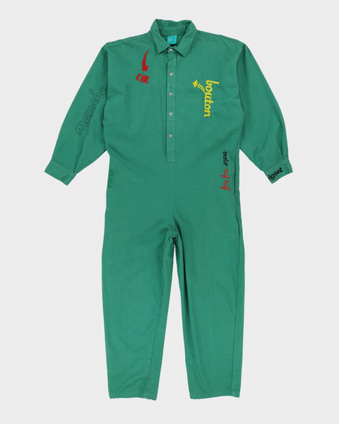 Salopette Vintage Naf Naf Des Années 80 En Coton - Taille L - Made In France