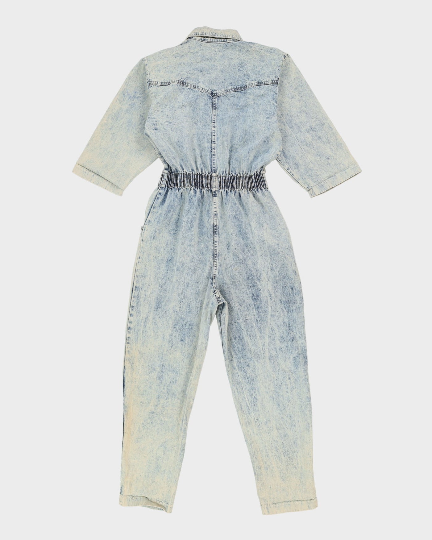 Vintage 1990s Blue Stone Wash Jumpsuit - S