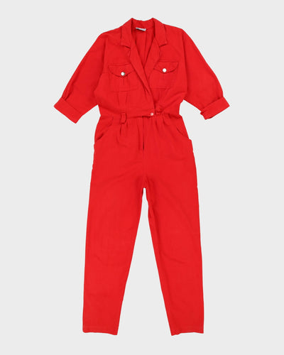 Vintage 1990s Red Jumpsuit - M