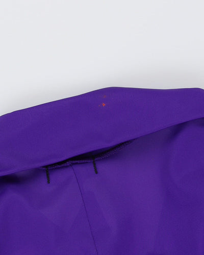 Vintage 1970s Purple Flared Disco Jumpsuit - S