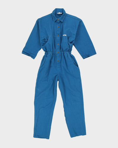 1990s Blue Cotton Jumpsuit - S
