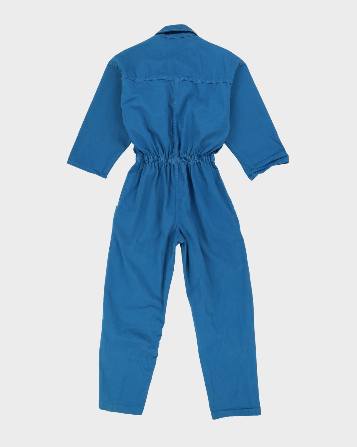 1990s Blue Cotton Jumpsuit - S