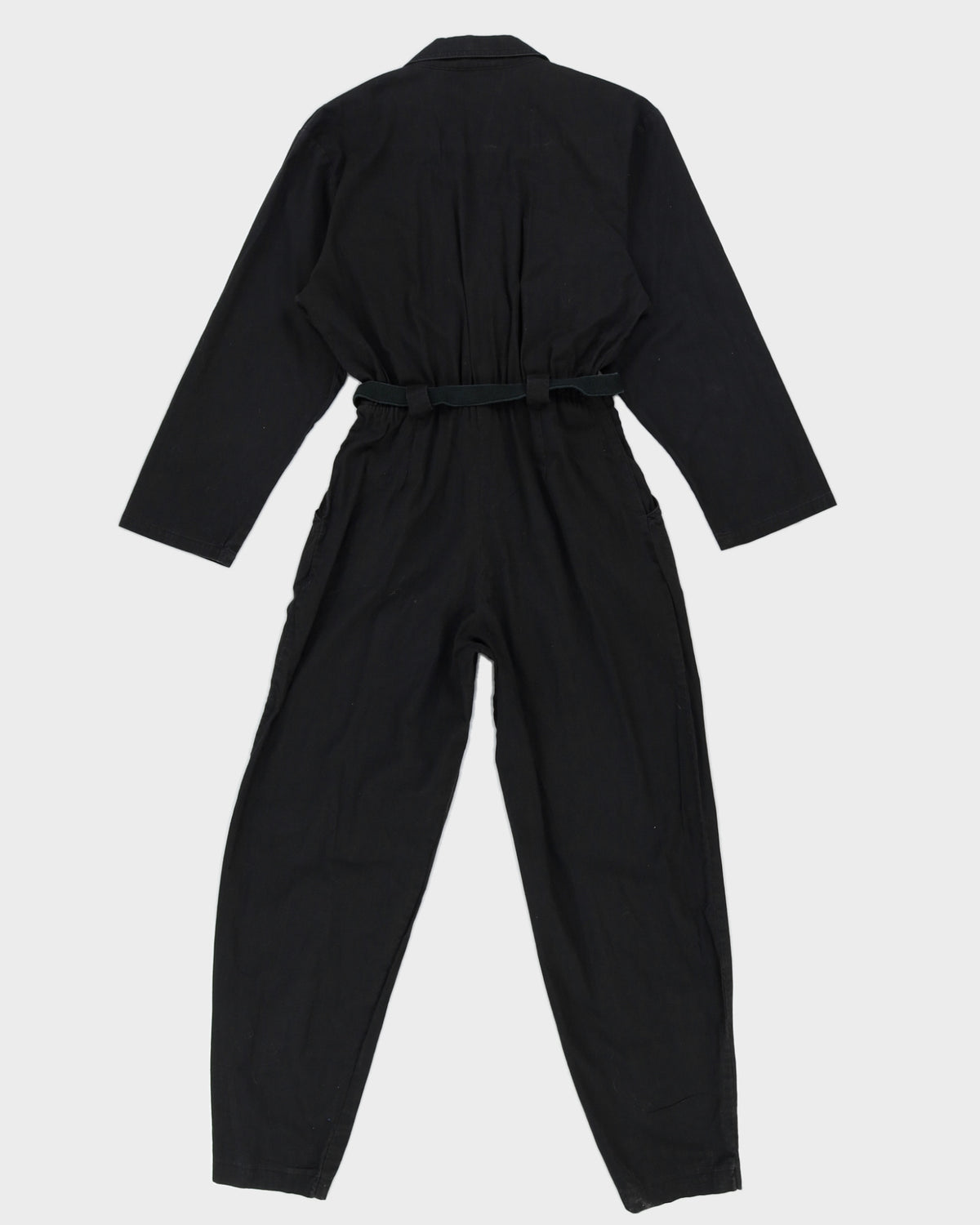 Vintage 1980s Black Jumpsuit One Piece - S