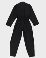 Vintage 1980s Black Jumpsuit One Piece - S