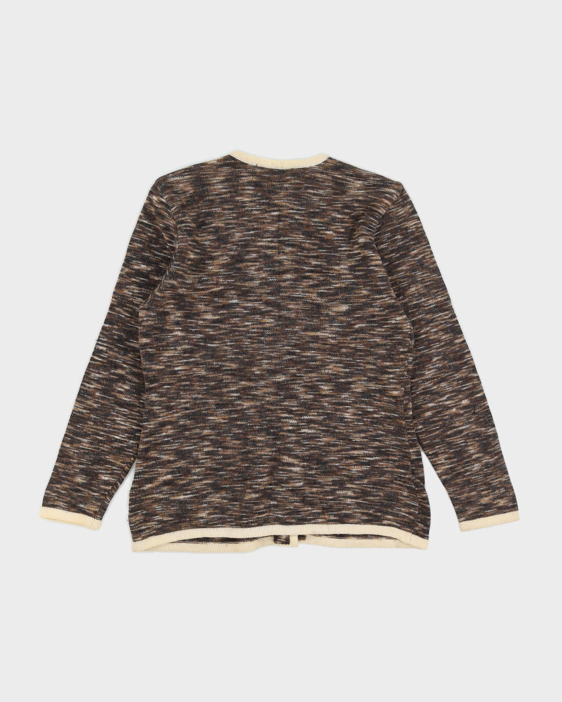 Vintage Christian Dior sports marl knit cardigan - M