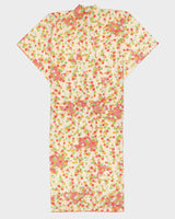 Yellow With Green Flowers Kimono - L