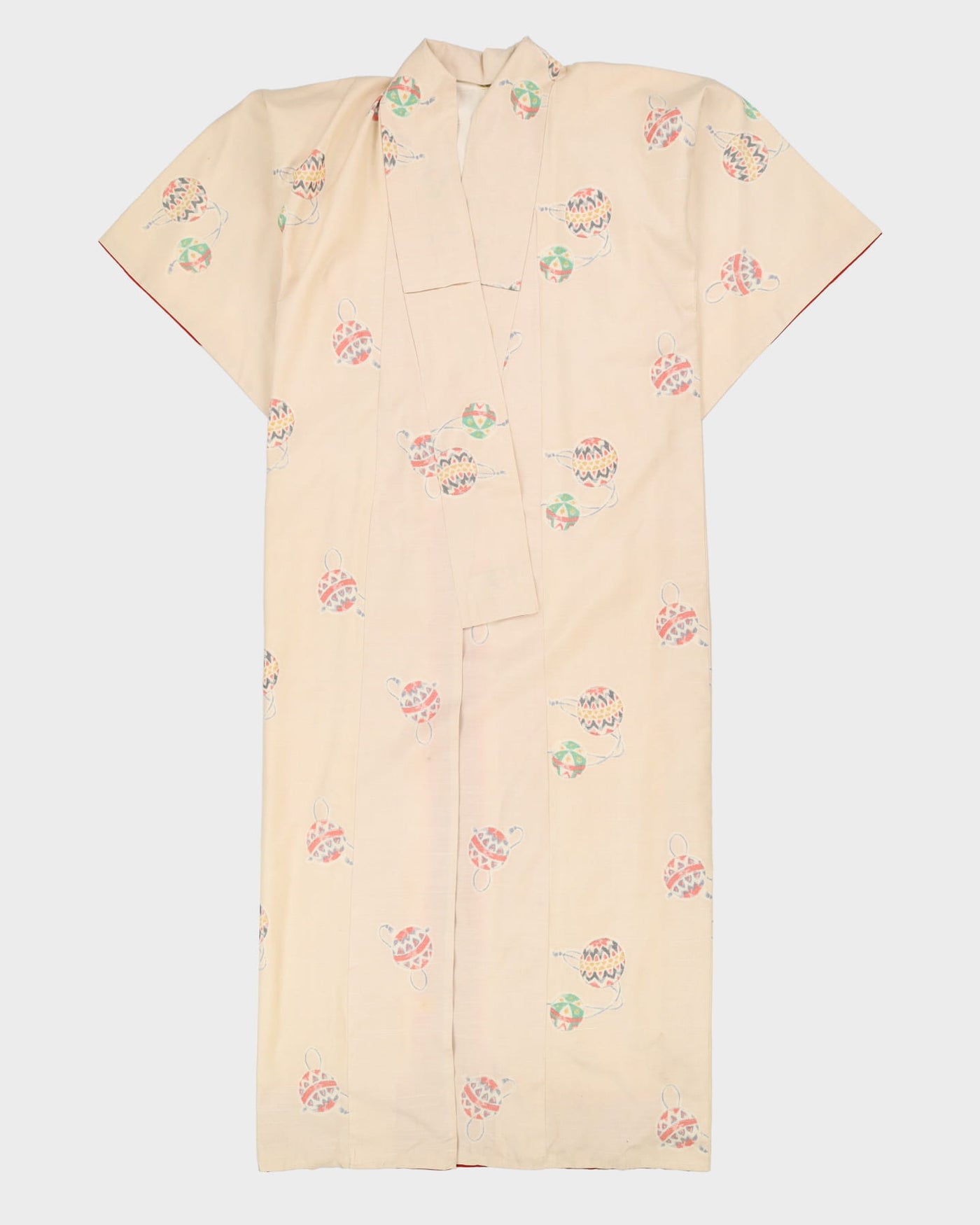 Vintage 1980s Cream Meisen Kimono - M / L
