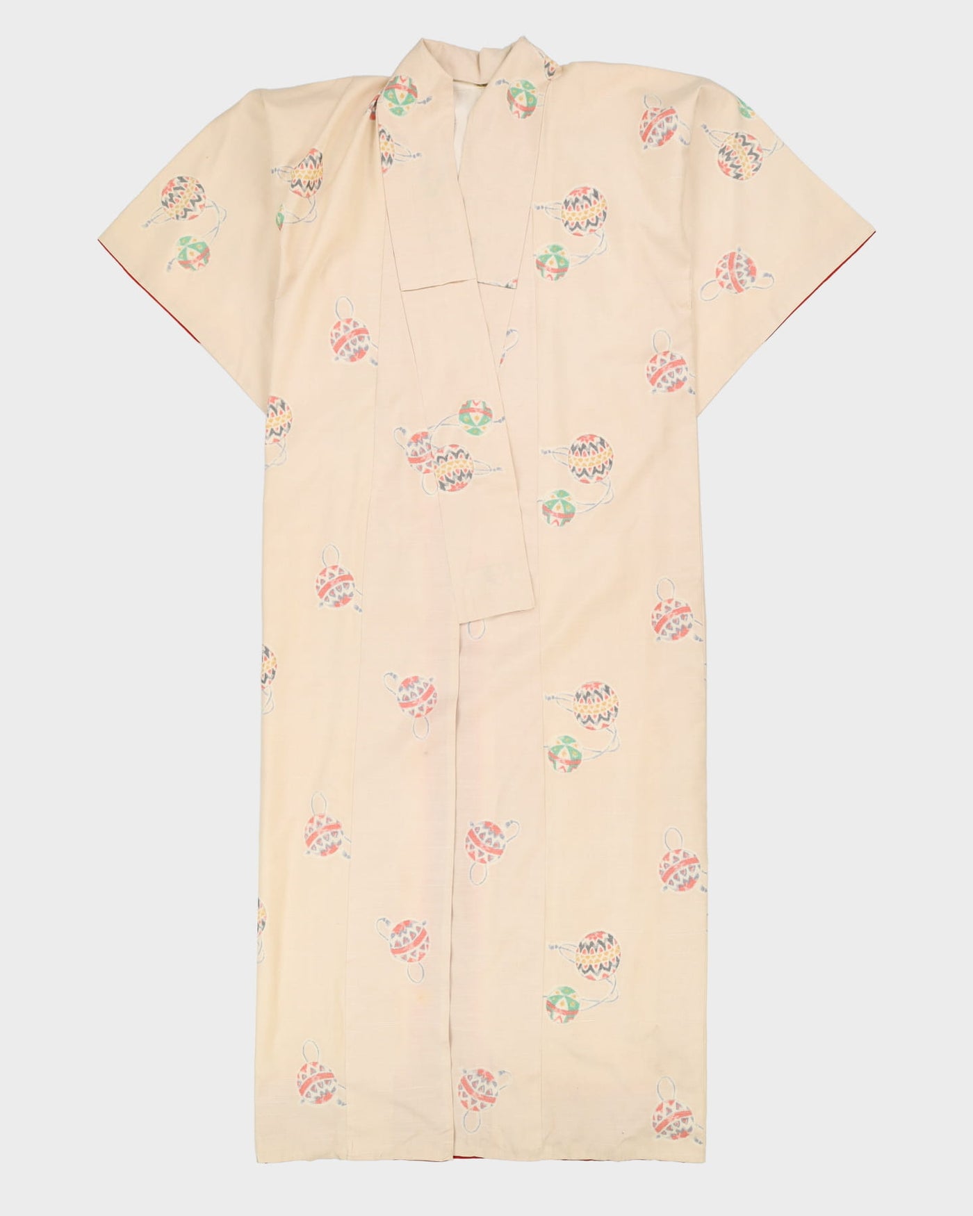 Vintage 1980s Cream Meisen Kimono - M / L