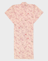 Pink With Shibori Pattern Kimono - S