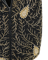 60s Golden Vine Beaded Knit Vest -