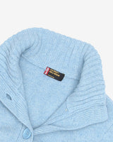 Levi's Blue Lambswool Knitted Cardigan