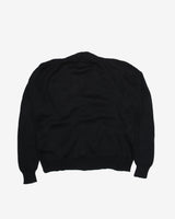 Black Floral Embroidered With Pockets Cardigan