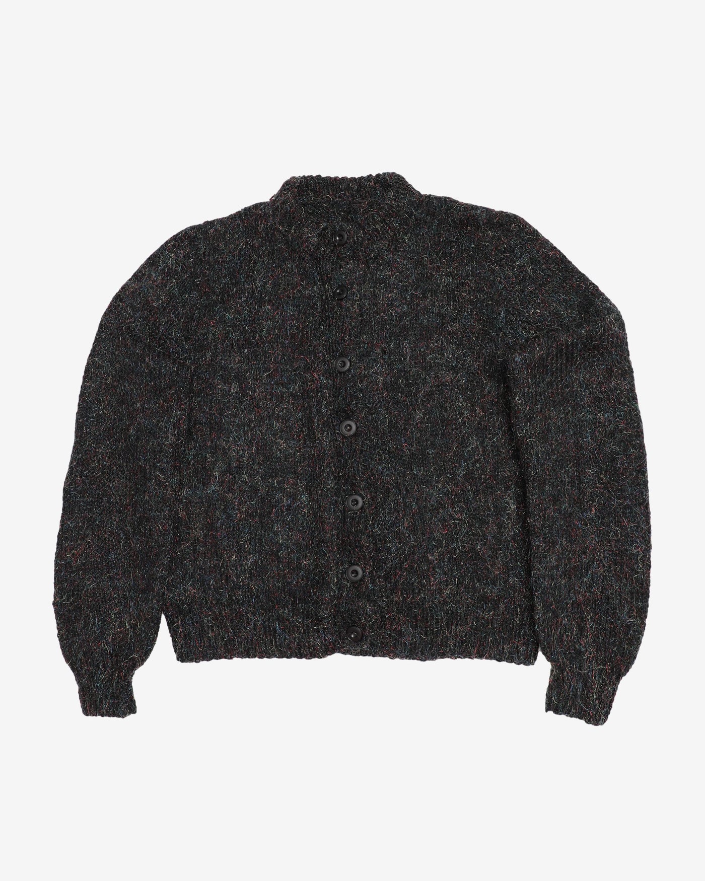 Hand Knitted Metallic Cardigan  - S