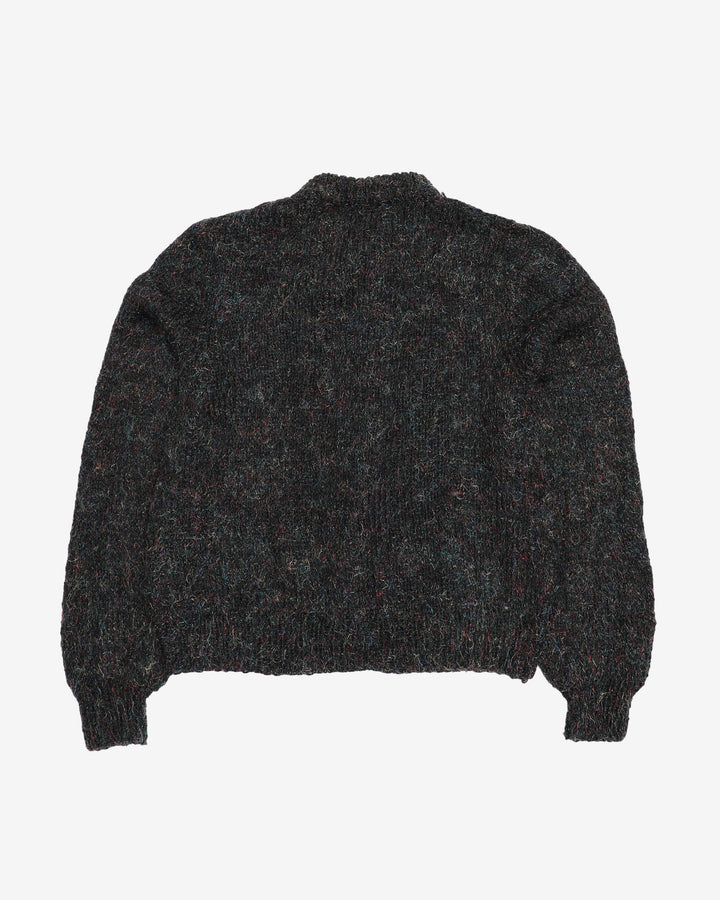 Hand Knitted Metallic Cardigan  - S