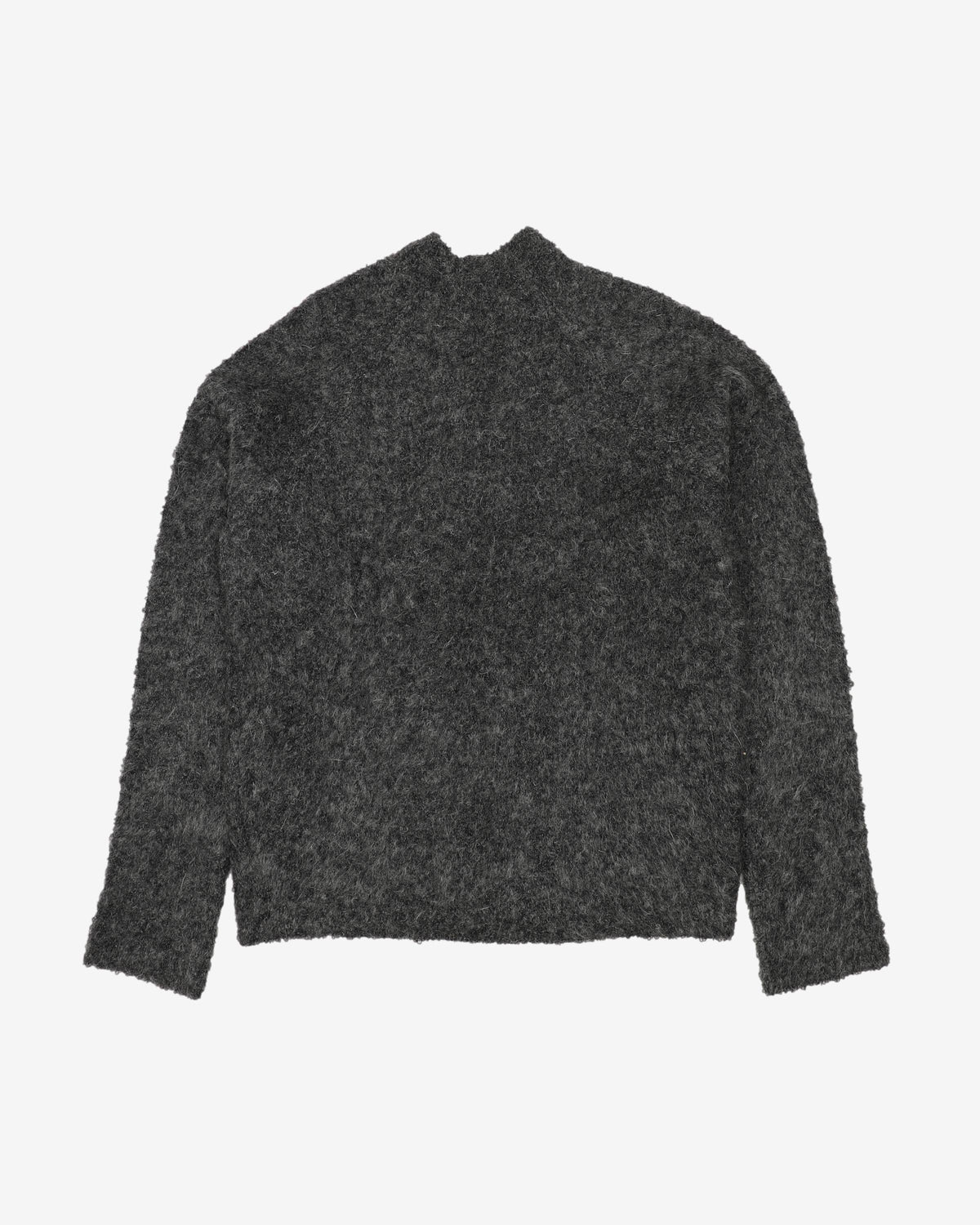 Vintage Jaeger Grey Mohair Knitted Jumper  - M