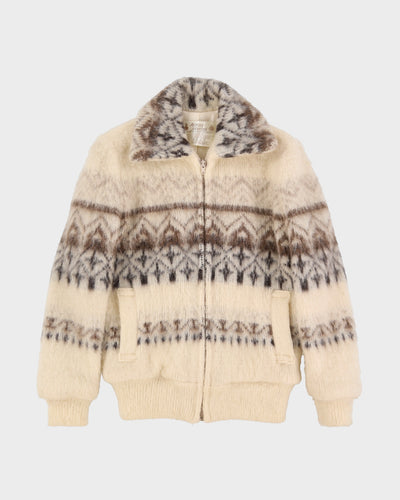 Icelandic Wool Knitted Cardigan - S