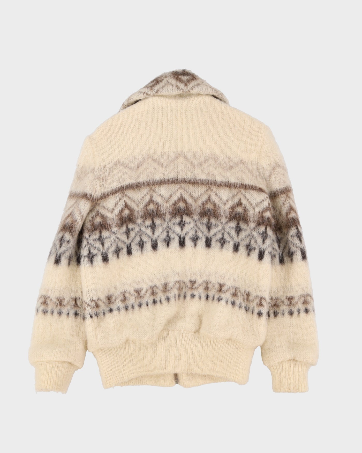 Icelandic Wool Knitted Cardigan - S