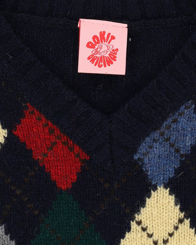 Rokit Originals Reworked Vintage Sweater Vest