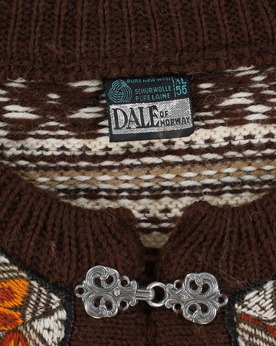 Dale Of Norway 1970s Wool Knitted Cardigan - L