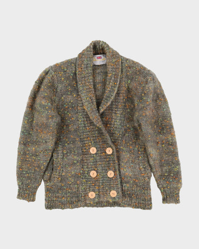 1980s Chunky Wool Knitted Cardigan - M