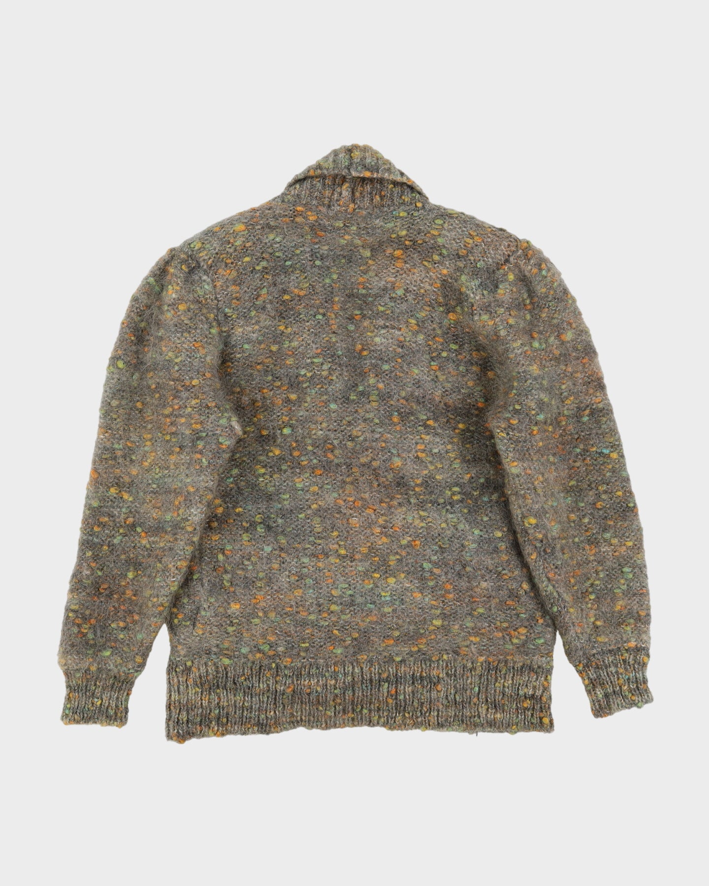 1980s Chunky Wool Knitted Cardigan - M