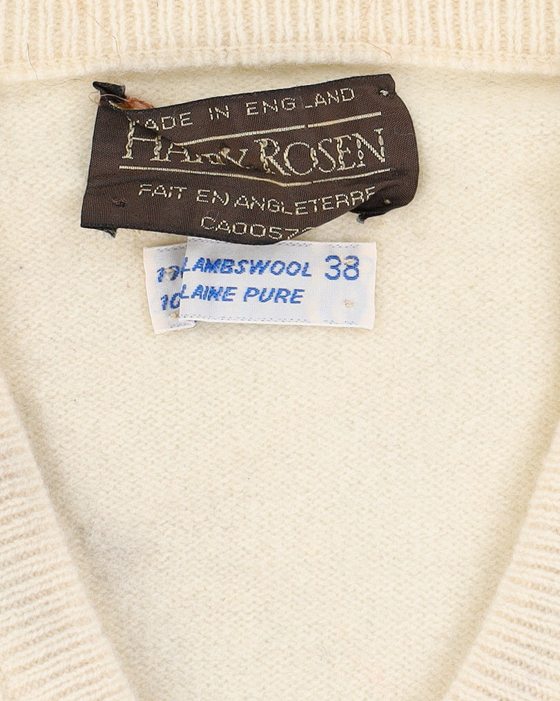 1970s Made In England Wool Tank Top - S