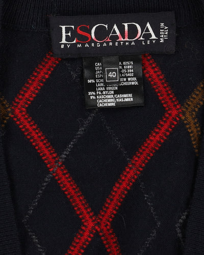 Escada Made In Italy Knitted Cardigan - M / L