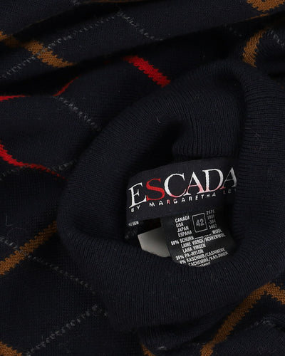 Escada Made In Italy Knitted Roll Neck Jumper - M