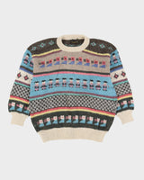 Made In Peru Hand Knitted Alpaca Jumper - M / L