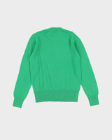 Vintage 80s Deadstock With Tags Benneton Green Pullover Knit - S