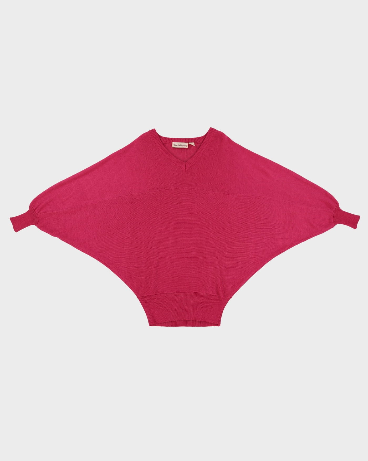 Vintage Diane Von Furstenberg Knitted Batwing Jumper - M / L