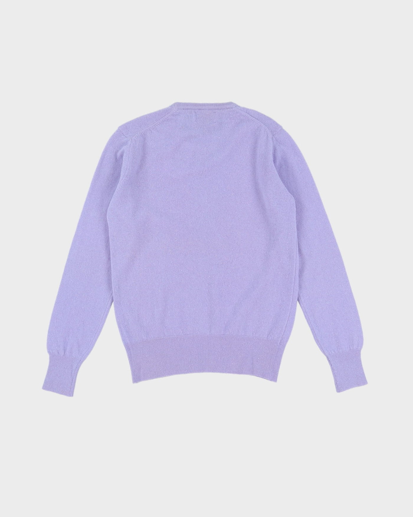 Vintage 80s Deadstock With Tags Benneton Purple Pullover Knit - S