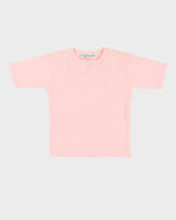 Pink Angora Beaded Knitted Top - S