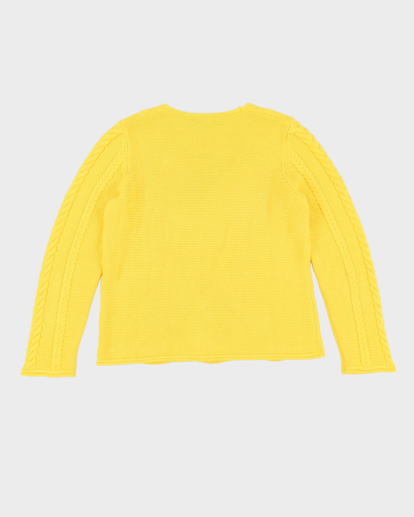 Benetton Yellow Knitted Jumper - S