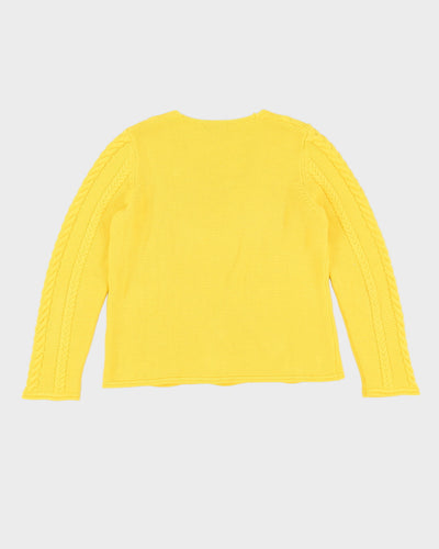 Benetton Yellow Knitted Jumper - S