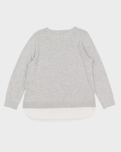 Calvin Klein Grey Knitted Jumper - M