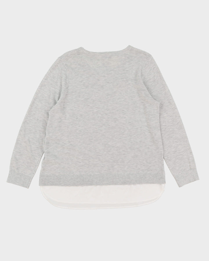 Calvin Klein Grey Knitted Jumper - M