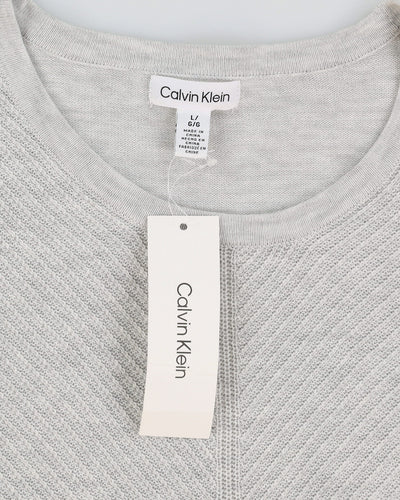 Calvin Klein Grey Knitted Jumper - M