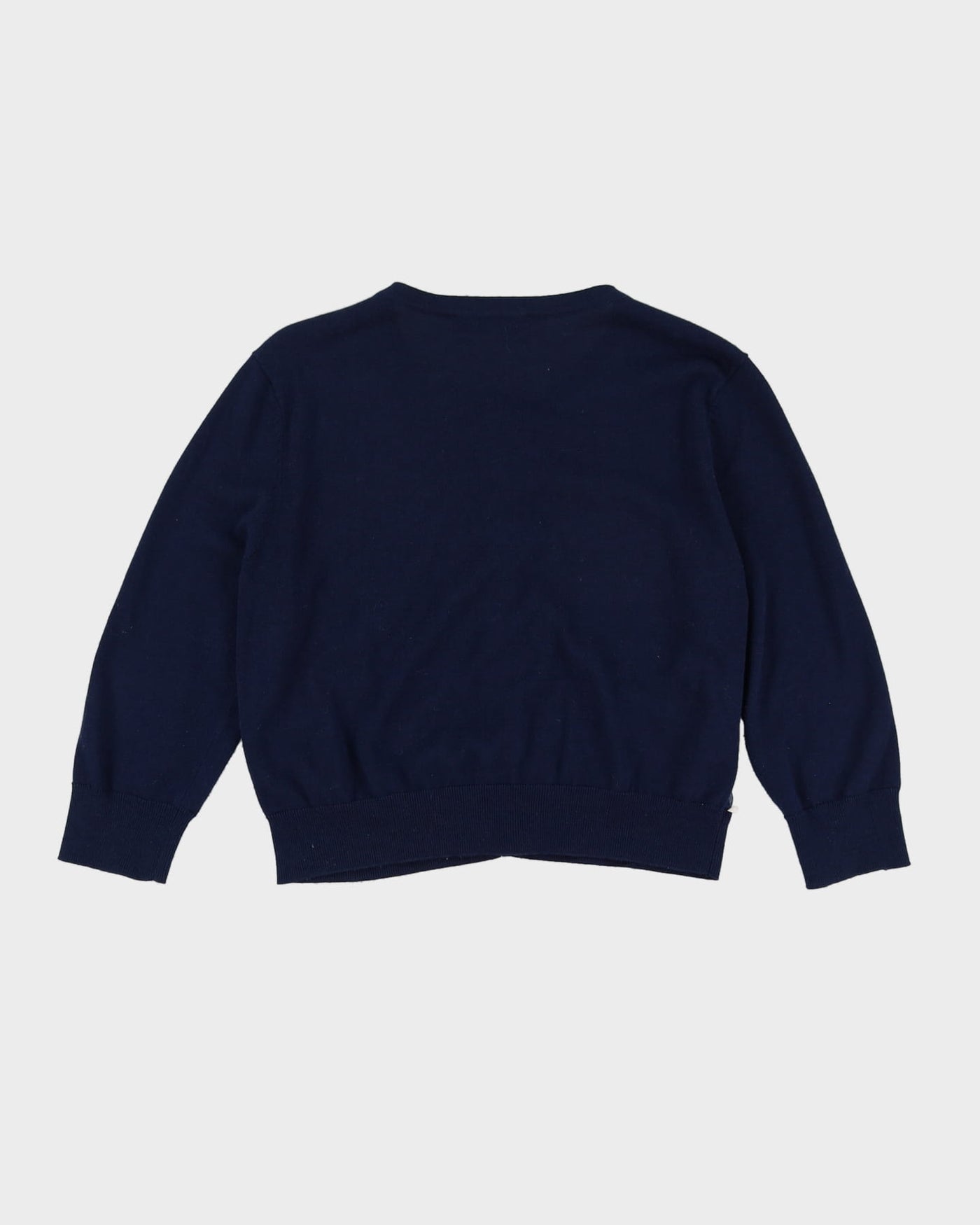 Karl Lagerfeld Blue Daisy Patterned Cardigan - M