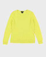Lord &amp; Taylor Yellow Cashmere Jumper - S