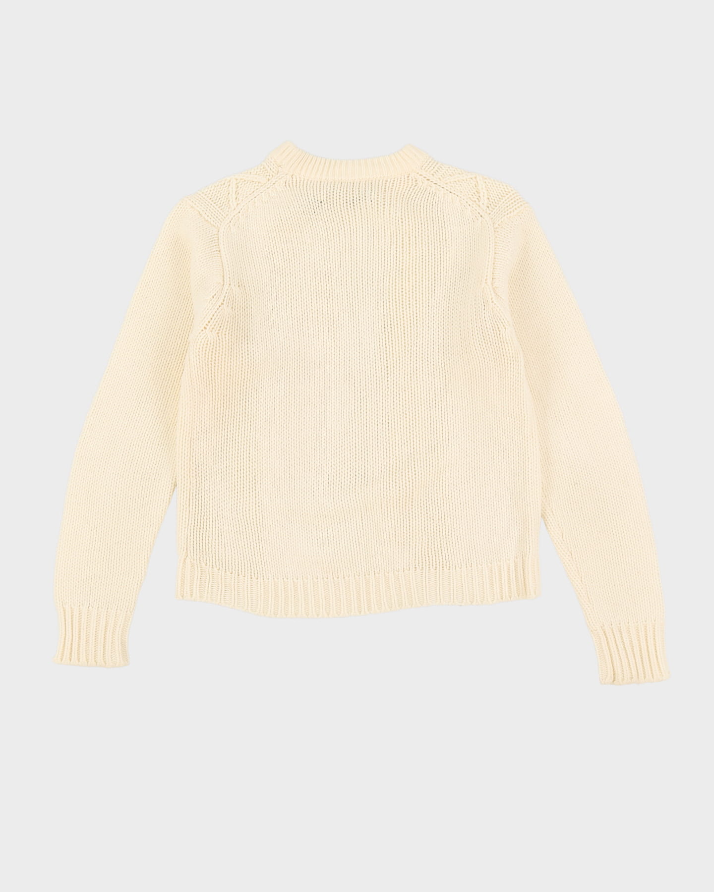 Vintage 1980s The Bay Hudson's Bay Cream Knitted Jumper - S