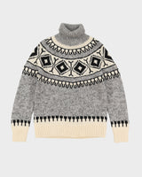 Moncler Grey Knitted Roll Neck Jumper - S