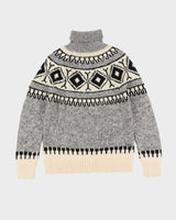 Moncler Grey Knitted Roll Neck Jumper - S
