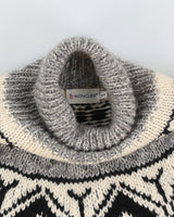 Moncler Grey Knitted Roll Neck Jumper - S