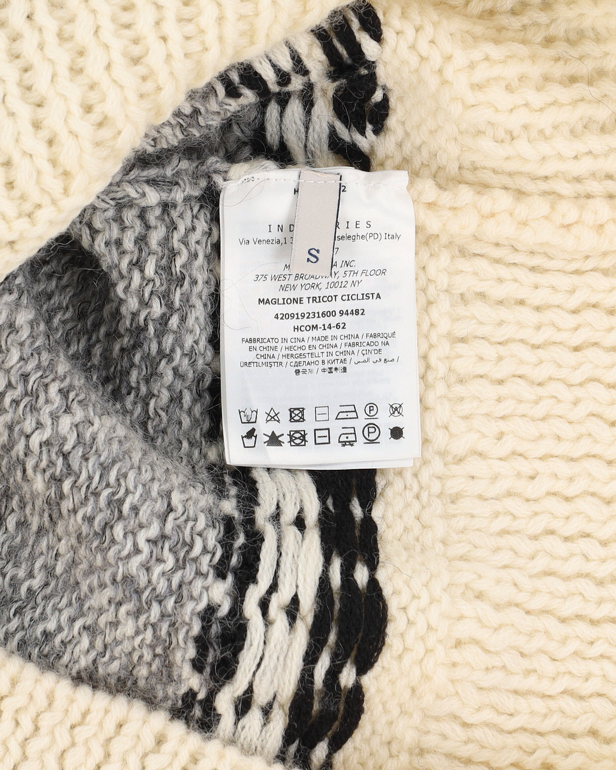 Moncler Grey Knitted Roll Neck Jumper - S